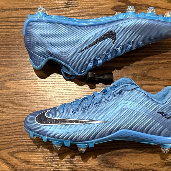 Size 13 Nike Alpha Pro 2 Low Detachable Football Cleats Coastal Blue - Titans PE main image 5